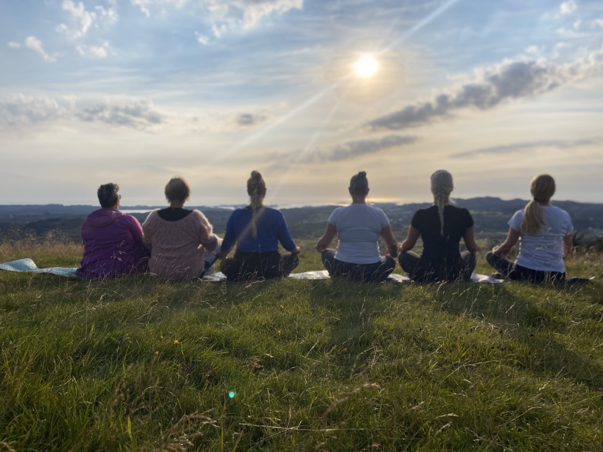Uteyoga på Fjell festning